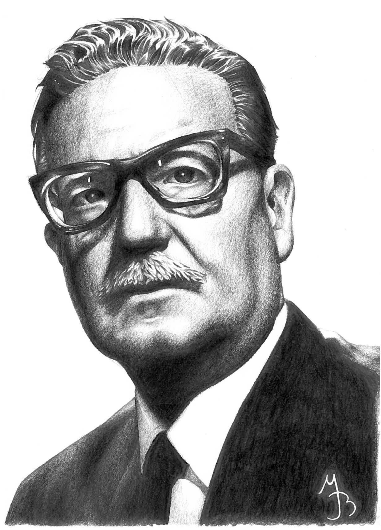 Retrato Salvador Allende – Glucosa